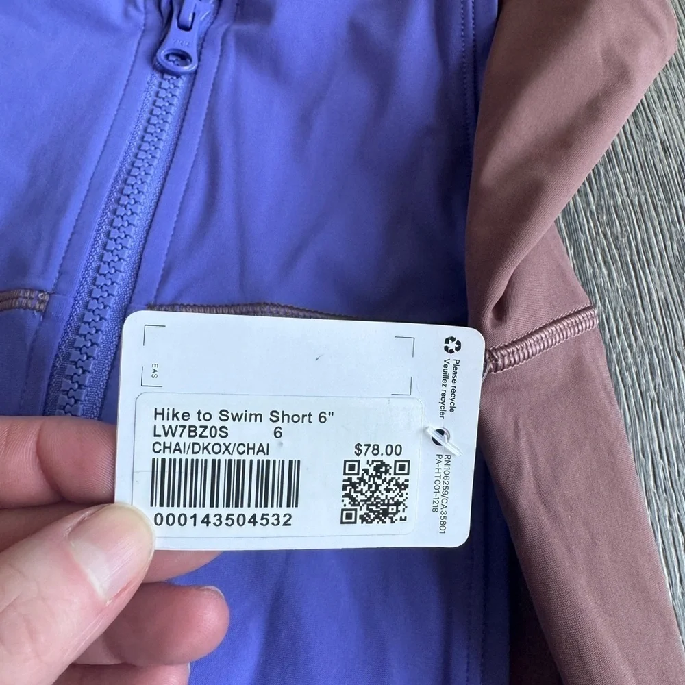 Lululemon Hike to Swim Short 6